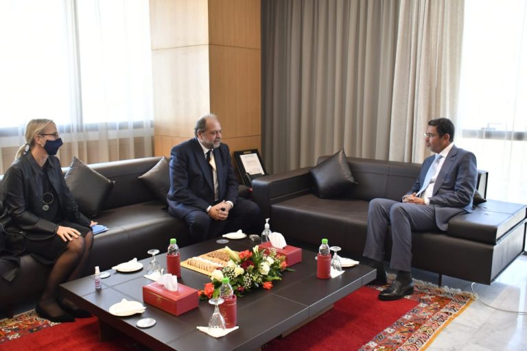التعاون الثنائي في صلب مباحثات رئيس النيابة العامة مع وزير العدل الفرنسي