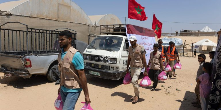 غزة.. تنفيذ المرحلة الثالثة من حملات الإغاثة المغربية