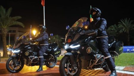 تعزيز التغطية الامنية الحضرية خلال كاس افريقيا بدراجات نارية
