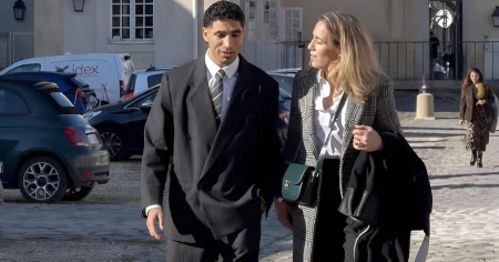 حكيمي يمثل أمام القضاء الفرنسي للطعن في قرار إحالته إلى المحاكمة